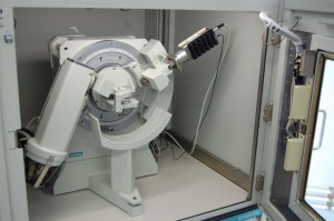 SDD-XRD-150 installed on a Siemends D5000TT PXRD system. This is one of the powder systems we operate at Texray-Lab.